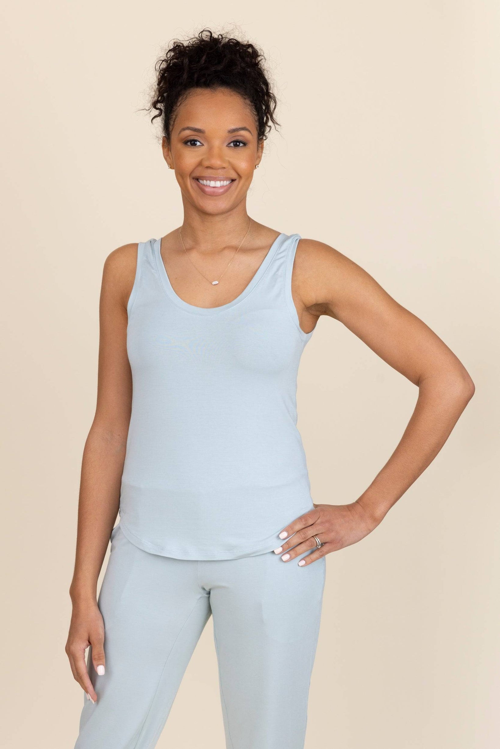 Repose Tank - Seafoam